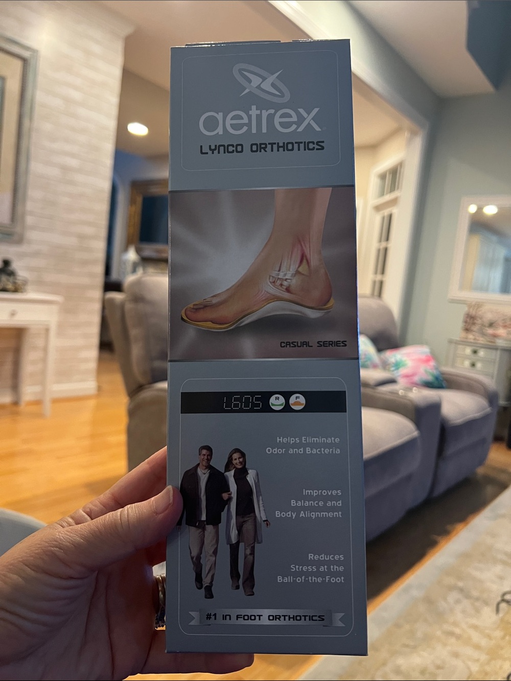 Aetrex Sports Insoles in Red and Blue all sizes